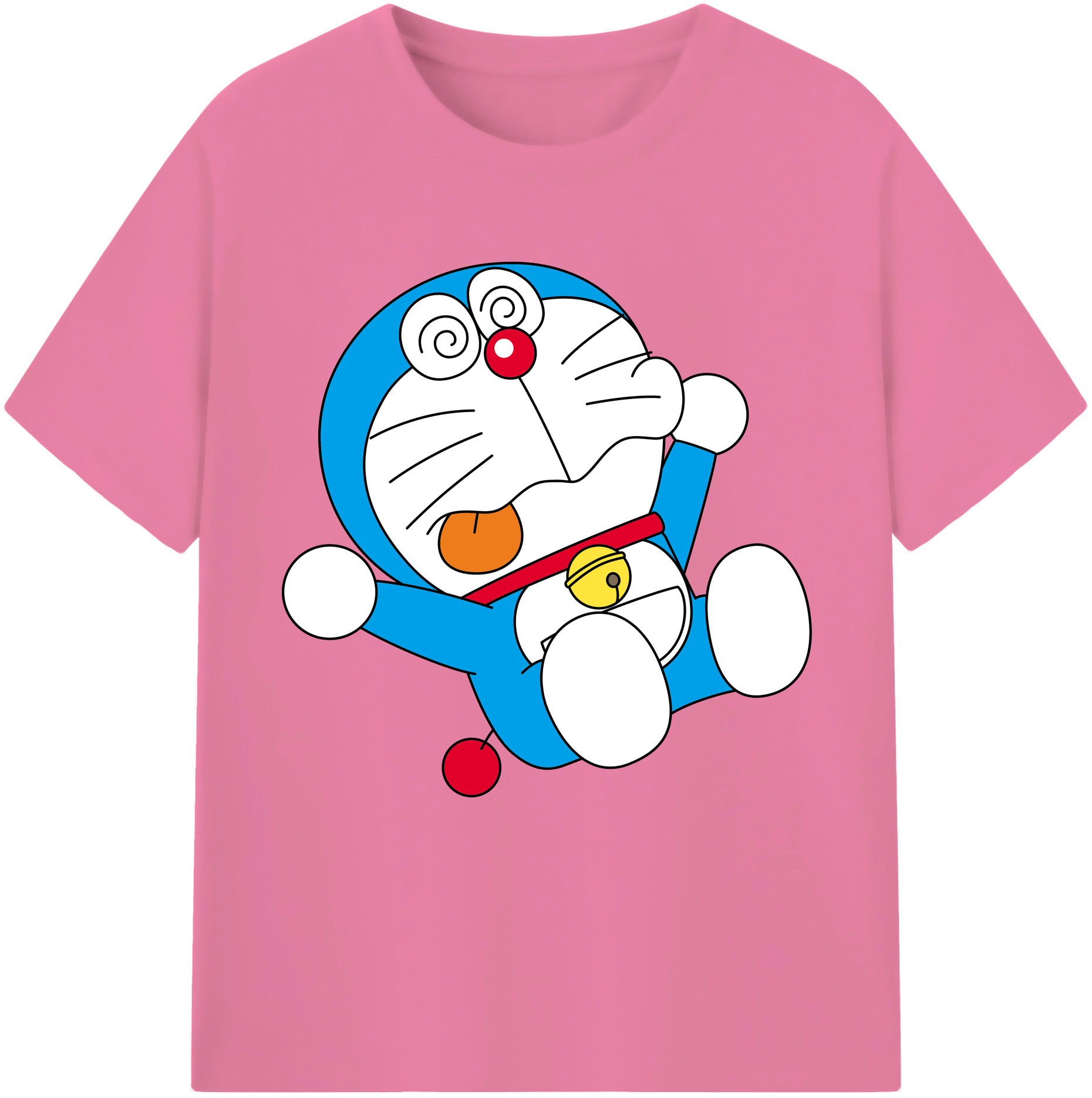 （画像用） ドラえもん Doraemon 綿100％半袖Tシャツ（フロントプリント）